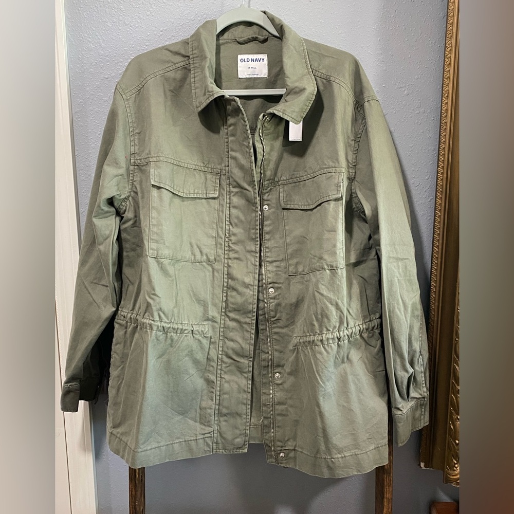 NWT OLD NAVY Cinched-Waist Utility Jacket